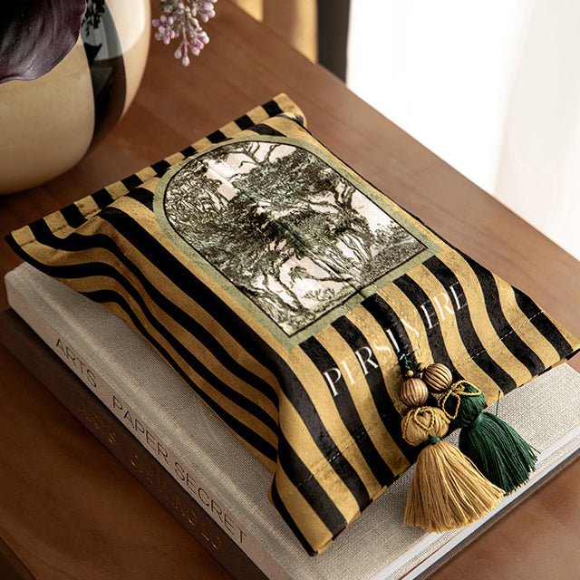 2design green persevere logo tissue case