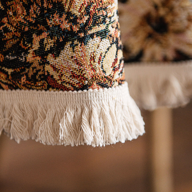 french brown flower table cloth
