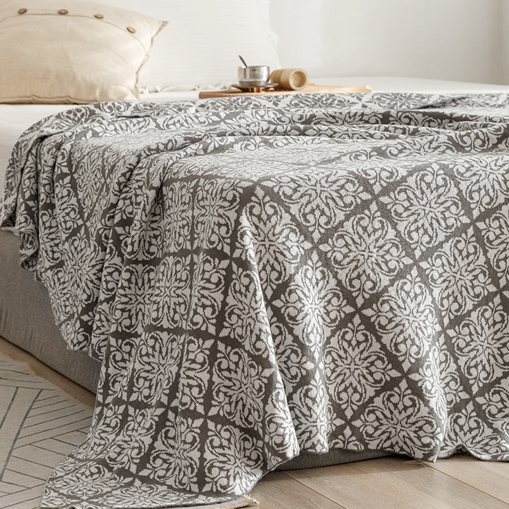 5color ethnic pattern blanket