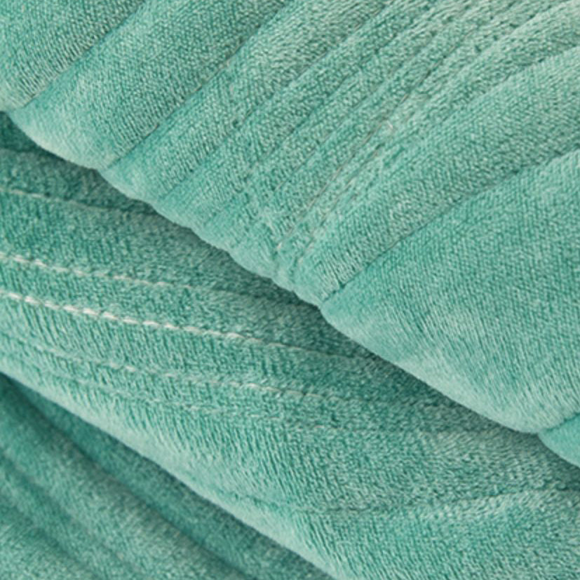 5color velvet wave sofa cover