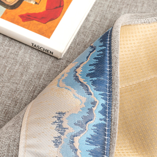 5color side embroidery floor mat