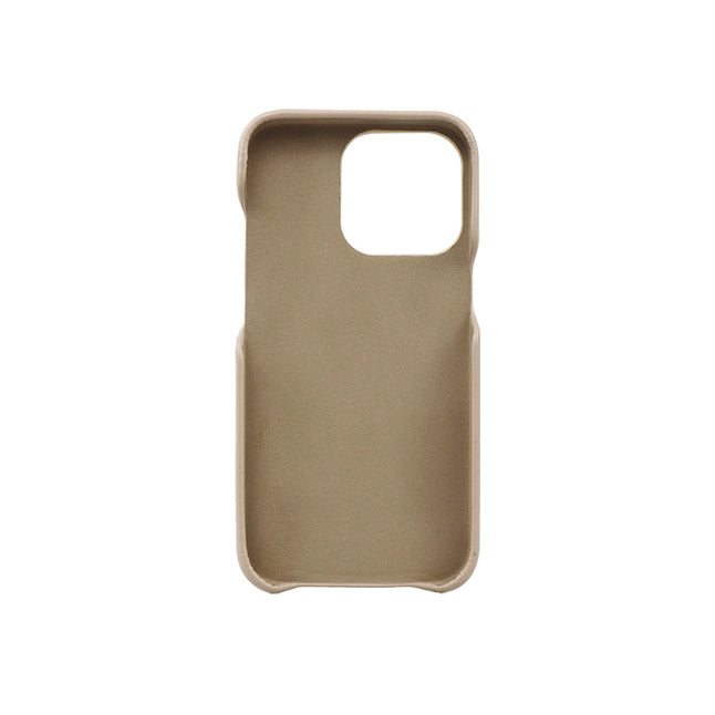 beige leather quilt iPhonecase