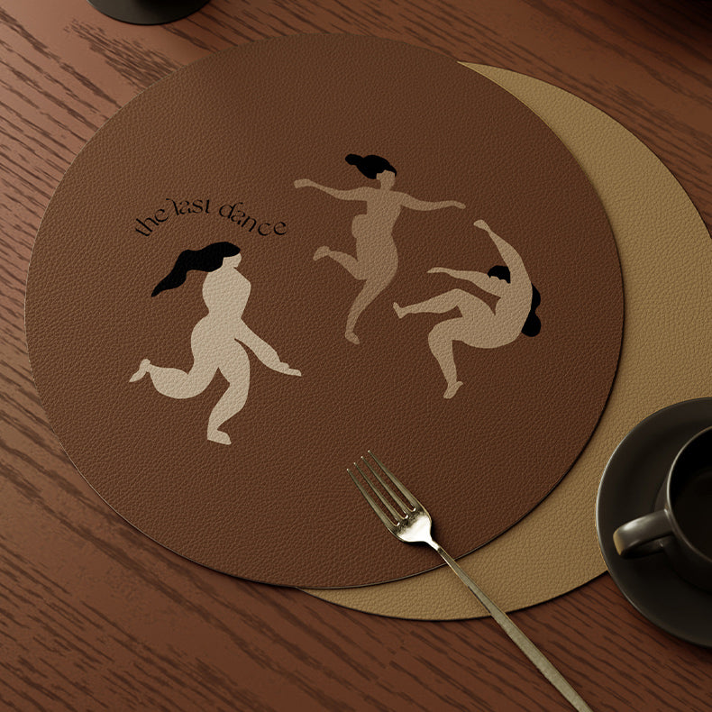 the last dance brown place mat