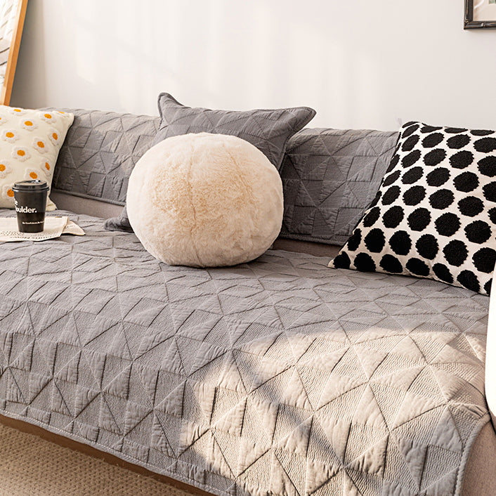 6color triangle quilt sofa cover