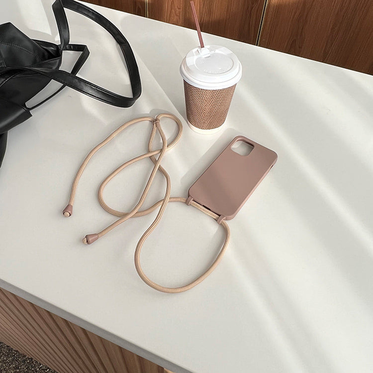 beige shoulder strap iPhonecase