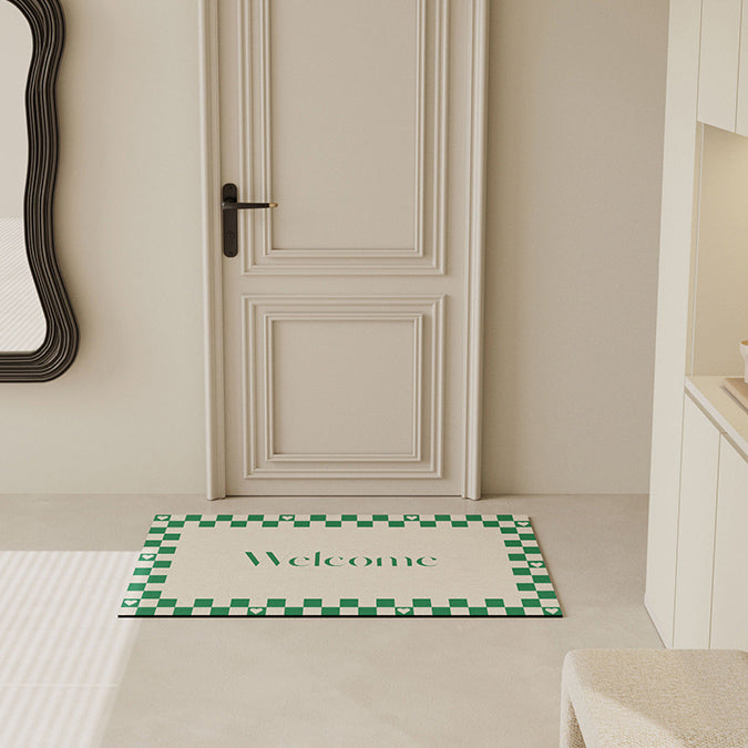 4color welcome waterproof door mat