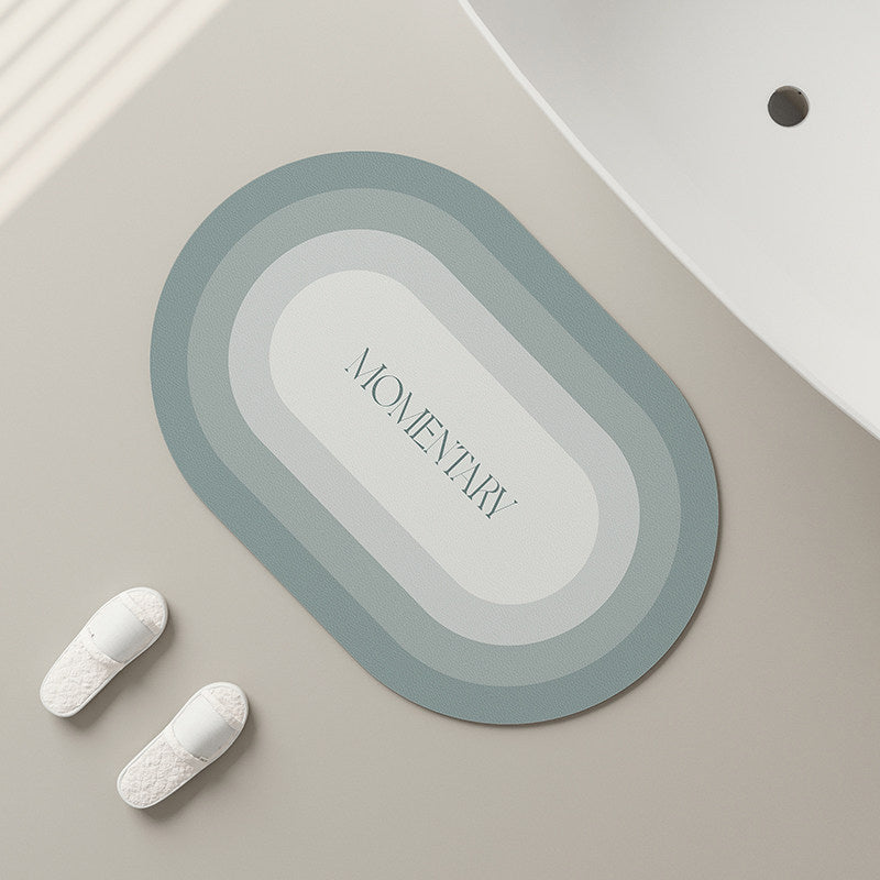 3color momentary gradation bath mat