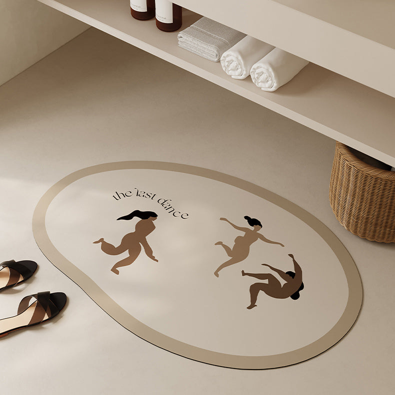 the last dance brown bath mat