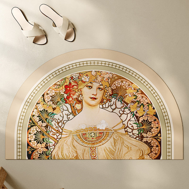 mucha whispers logo bath mat