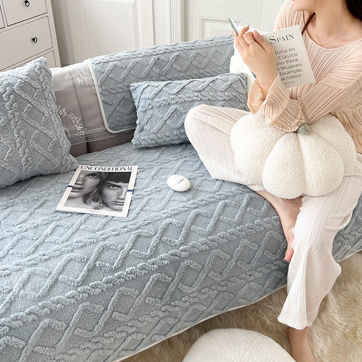 5color cable boa sofa cover