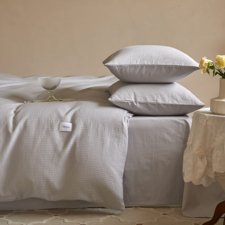 8color waffle logo tag bedlinen set