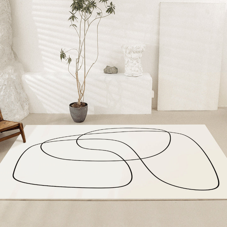 3design simple modern square carpet