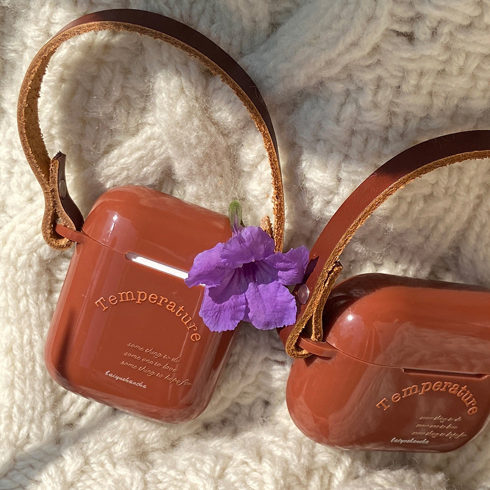 leather belt Airpods case