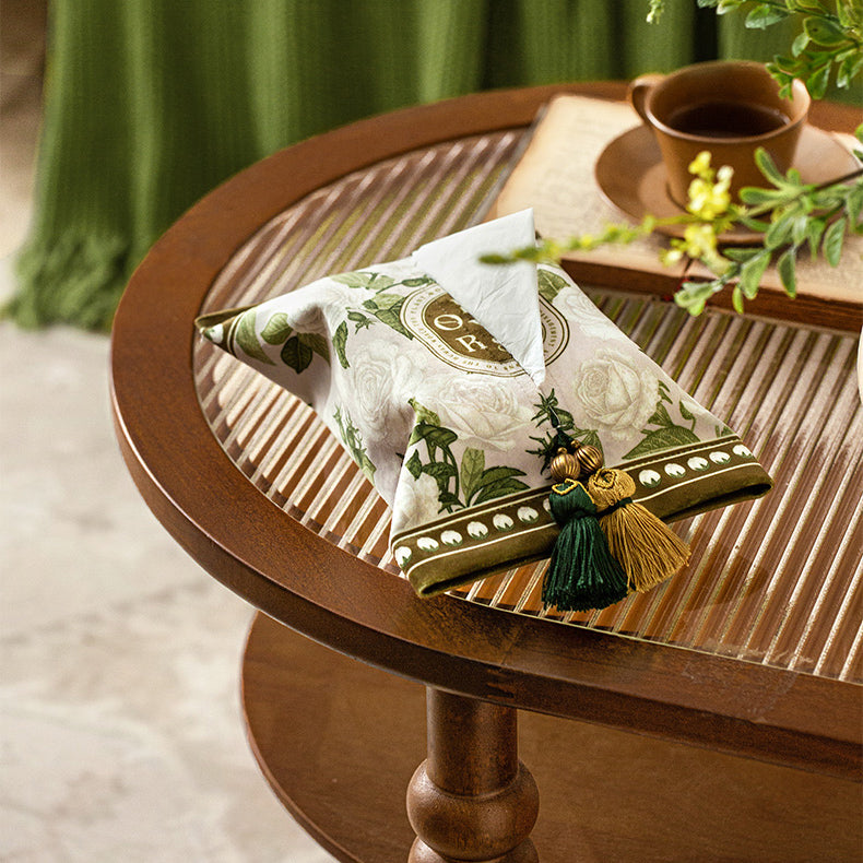 2design white rose tissue case