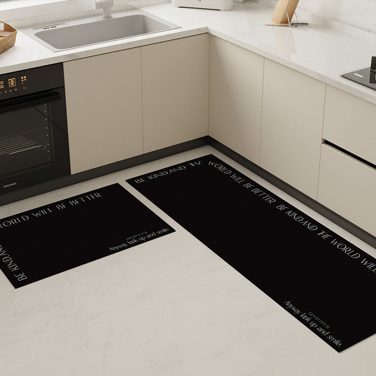 2color simple logo kitchen mat