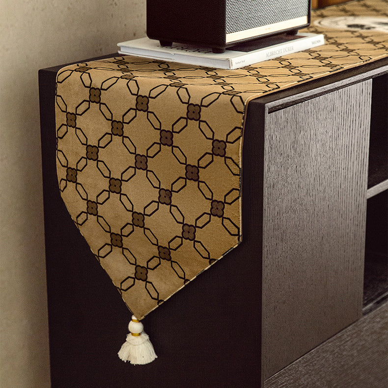 country road logo table runner