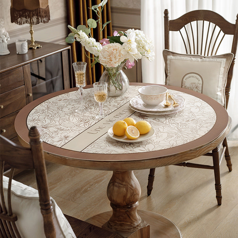 meilleure nature brown round table mat