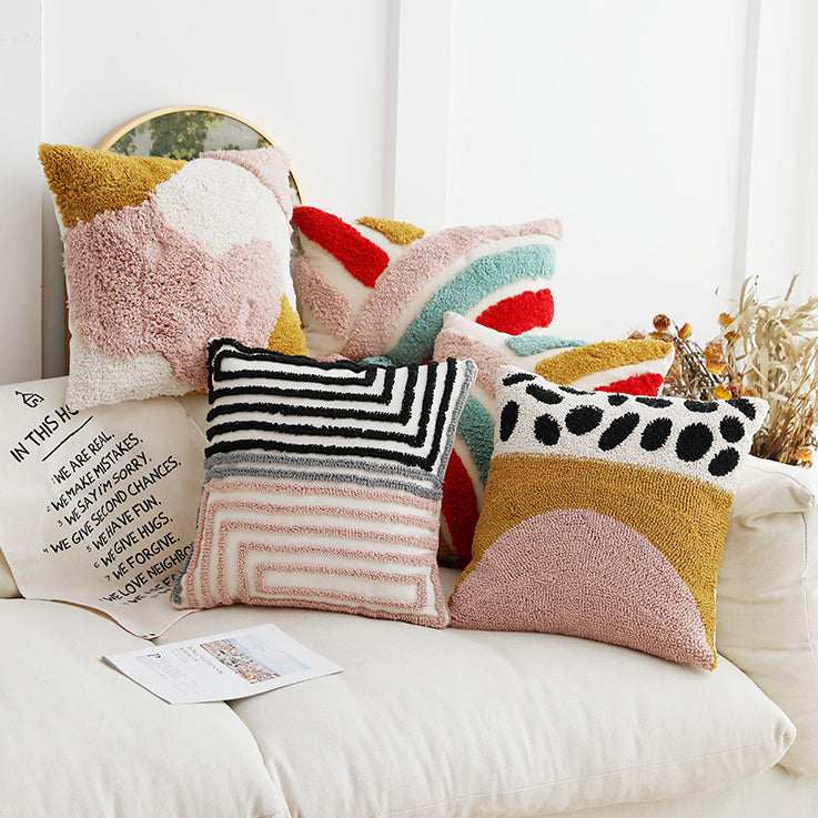 5design mottled colorful cushion