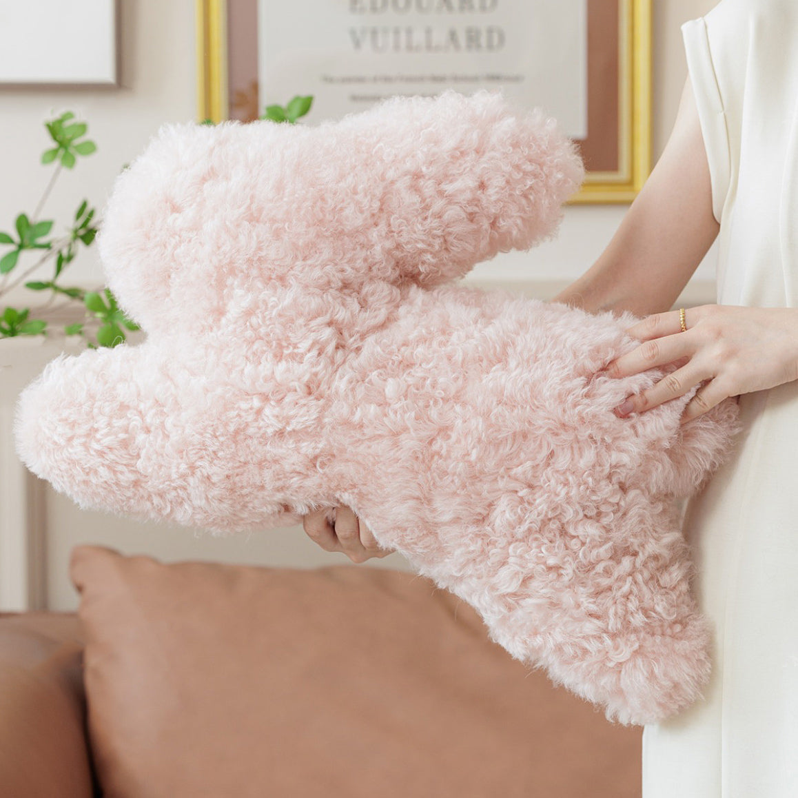 4color forest rabbit cushion