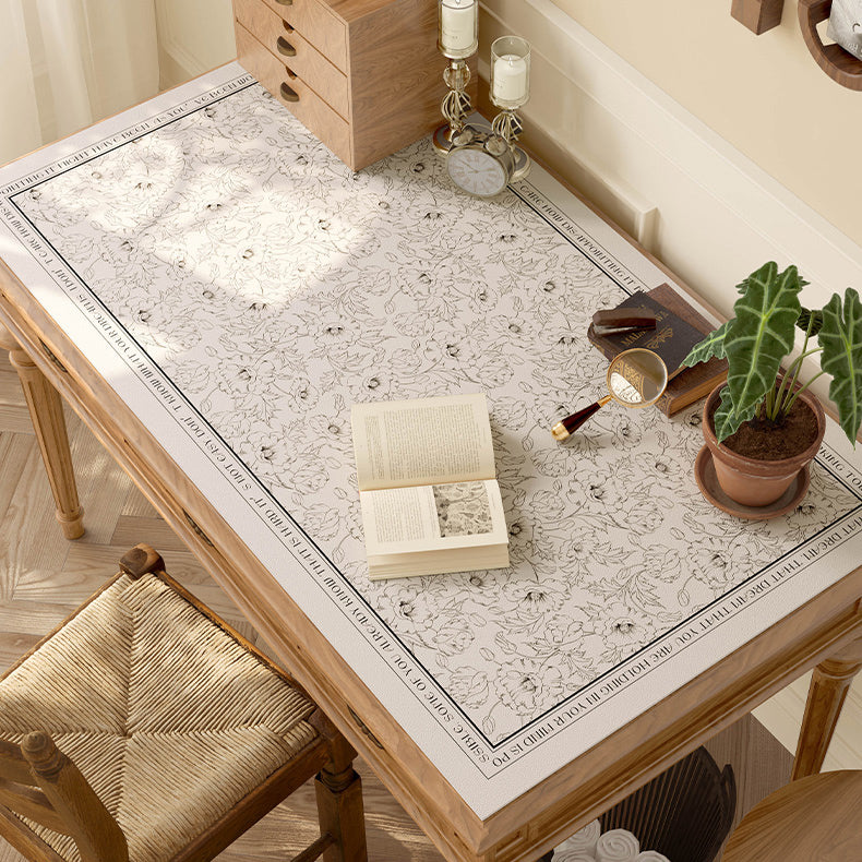 monotone dream simple dresser mat