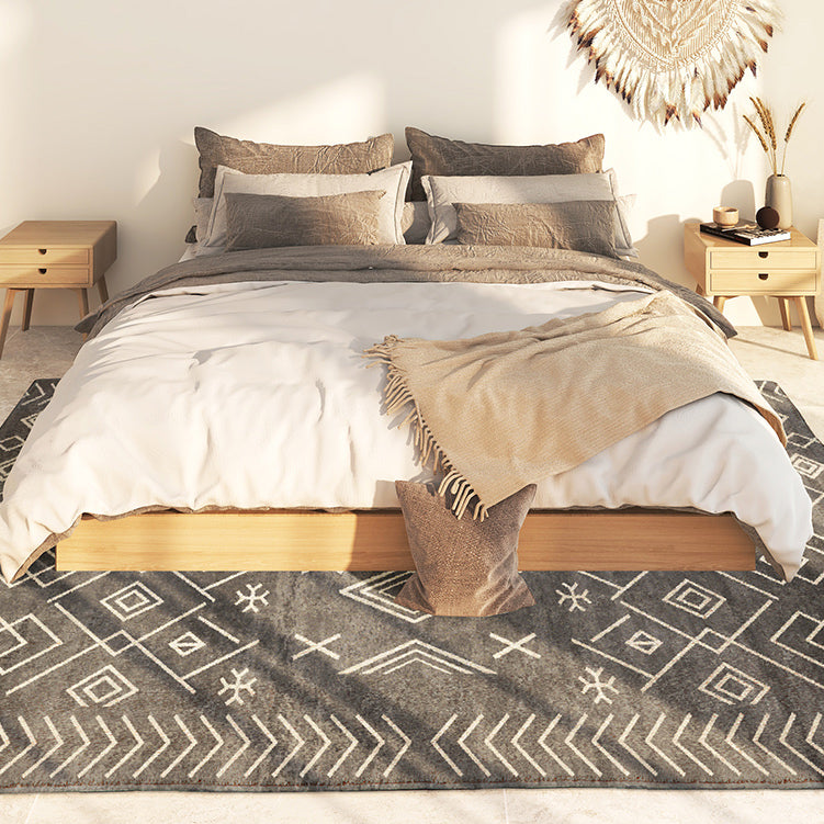 10design gray tile carpet