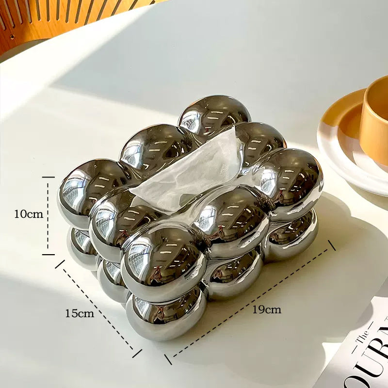 3color bubble tissue case