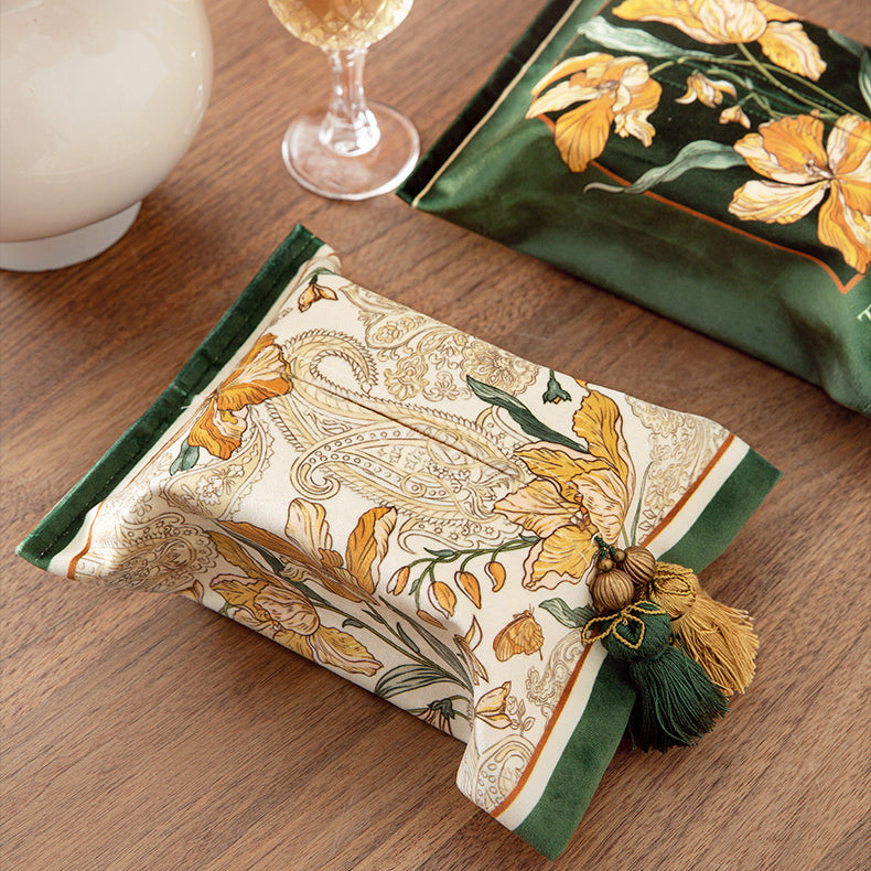 2design elegant green tissue case