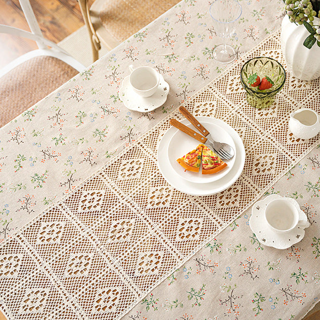 4design country flower table cloth