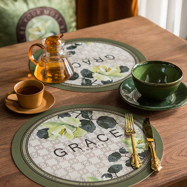 3design luxury logo place mat