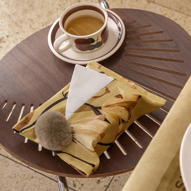 art mustard tulip tissue case