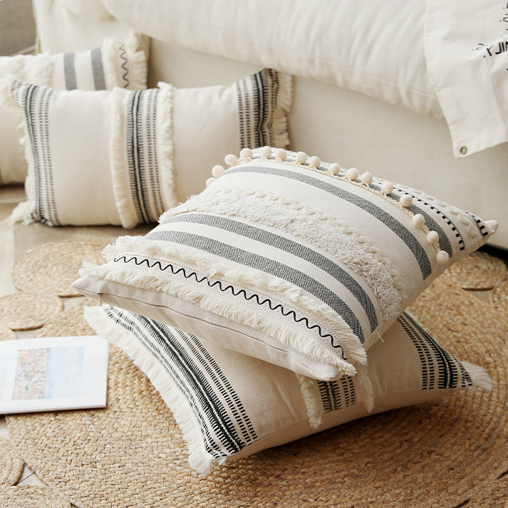 2design border fringe cushion