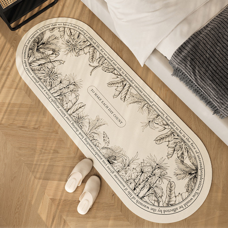 lucky logo luxury floor mat