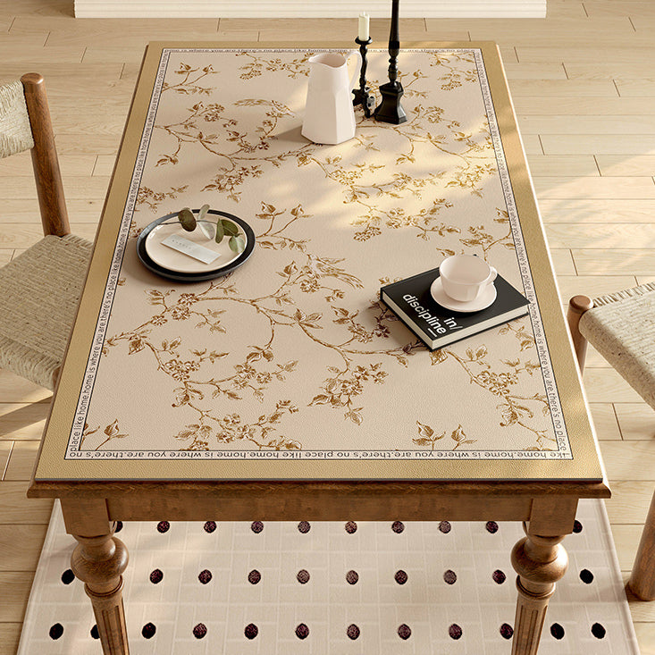 south wood beige square table mat