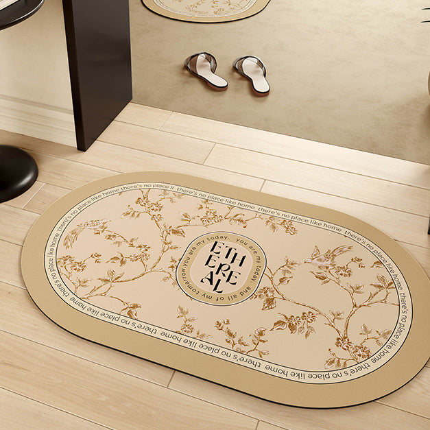 south wood beige bath mat