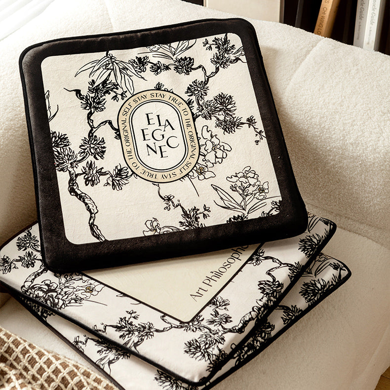 art philosopher logo square cushion