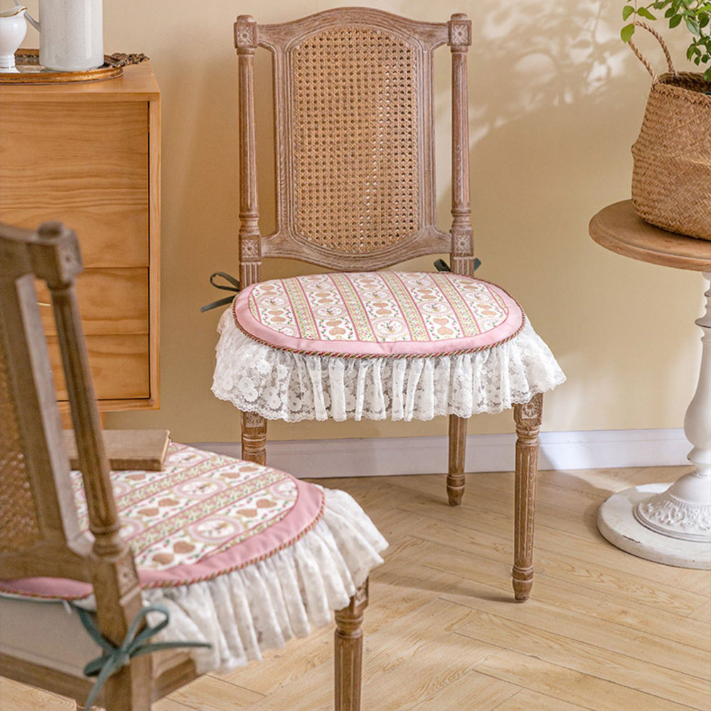 pink lovely tulip chair cover & cushion