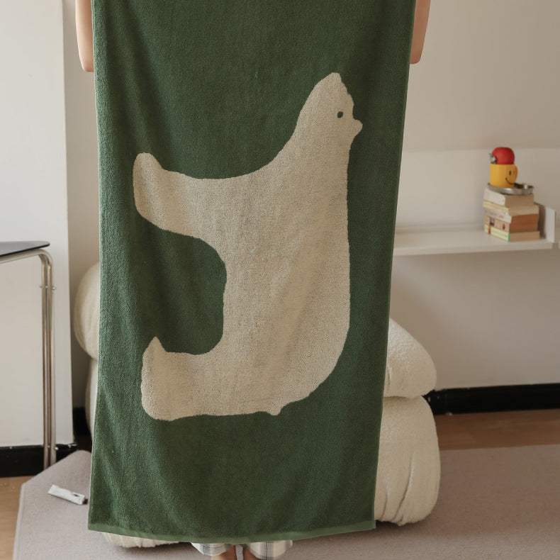 3color polar bear towel