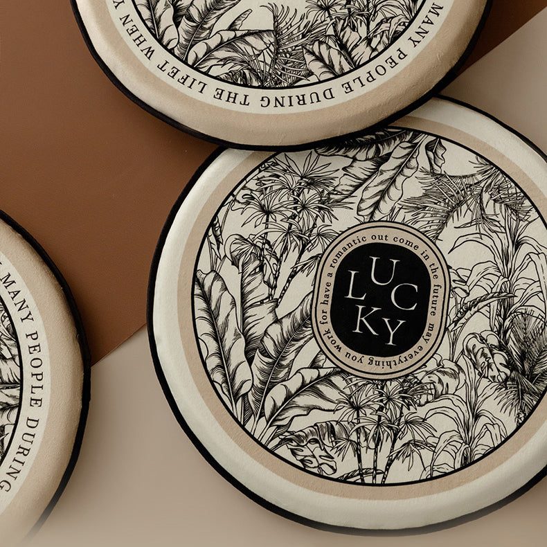 lucky logo luxury cushion