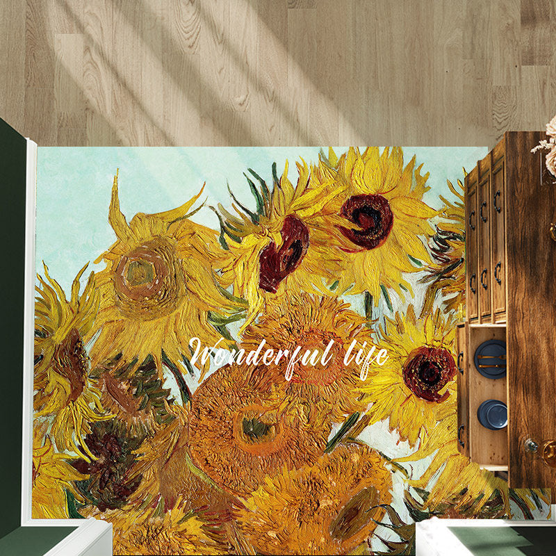 5design 2type flower oil art mat