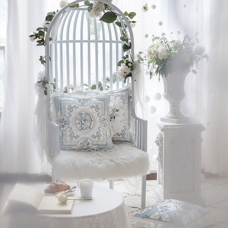 4design crystal blue cushion