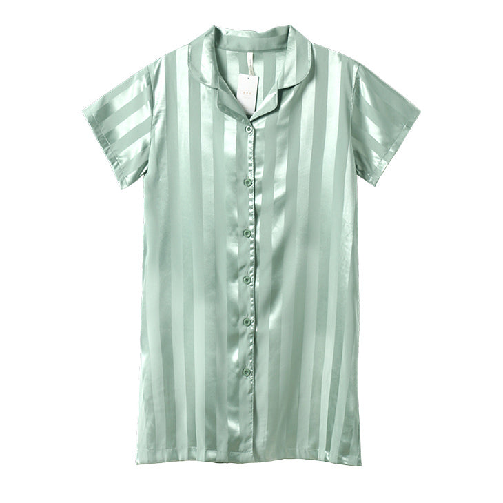 4color onepiece stripe roomwear