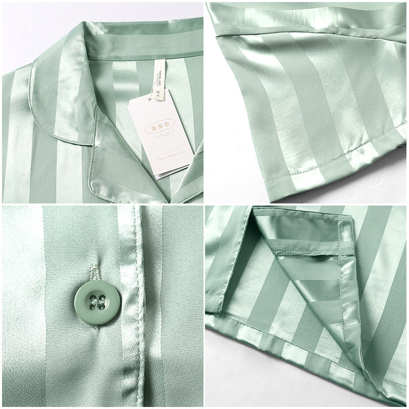 4color onepiece stripe roomwear