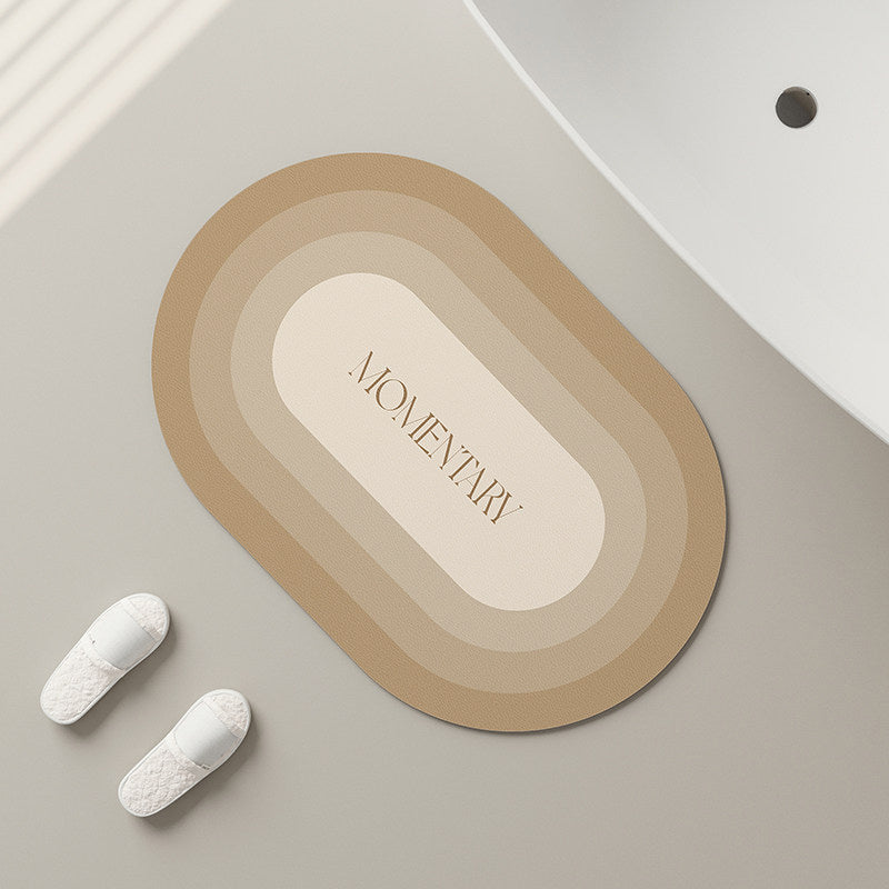 3color momentary gradation bath mat