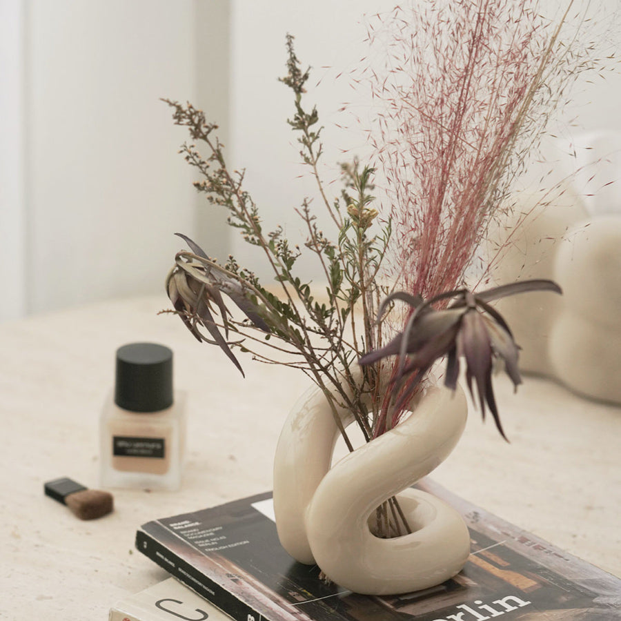 ceramic brush stand & miror (3colors)