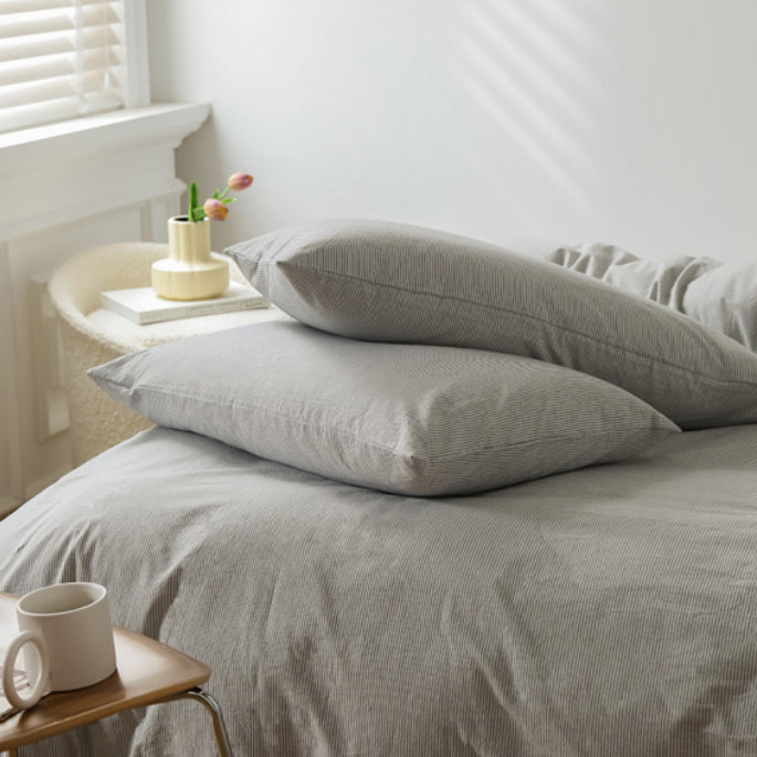 8color pale stripe bedlinen set
