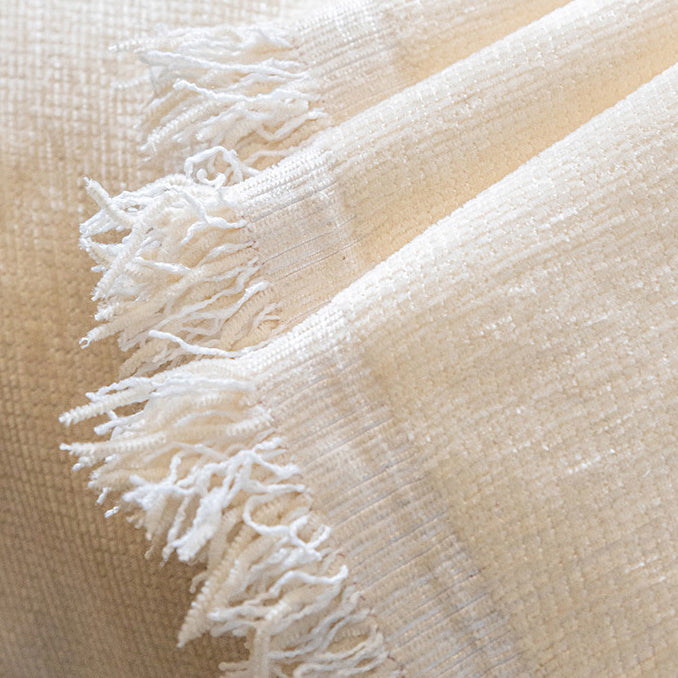 white cut off sofa cover
