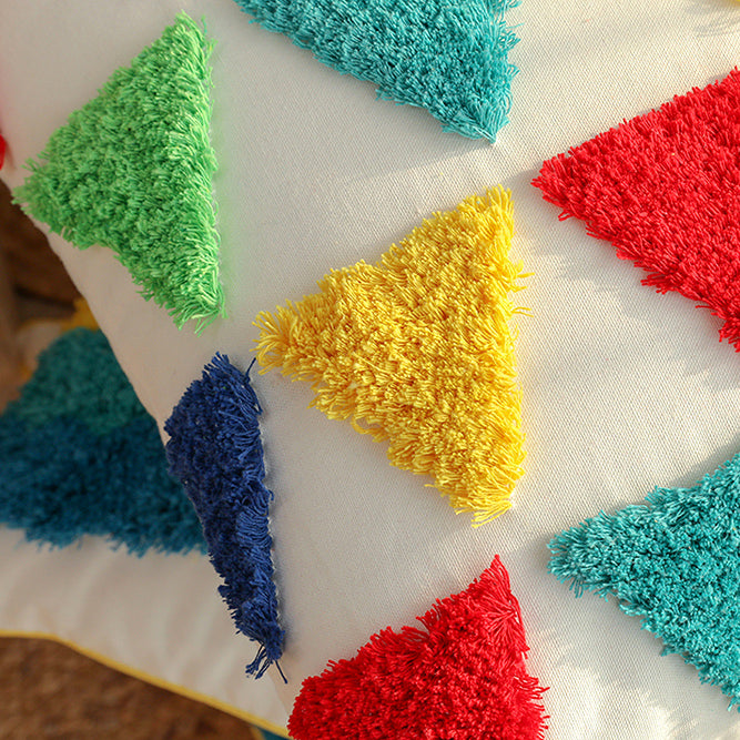 6design colorful rainbow cushion