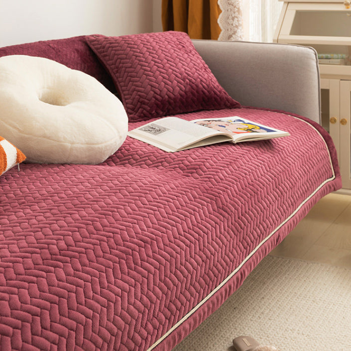 3color classic knit sofa cover