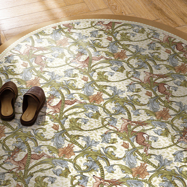 2design vintage deer door mat