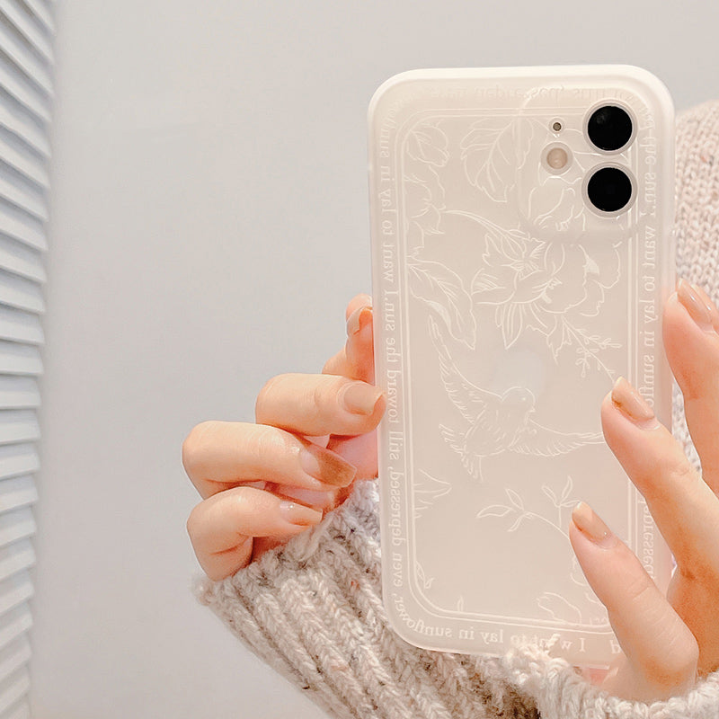 2color retro bird iPhonecase